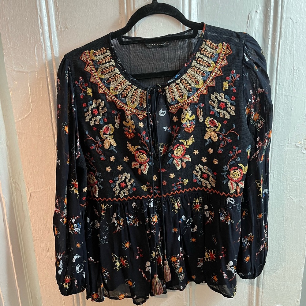 Zara Blouse - Size L but fits M and S